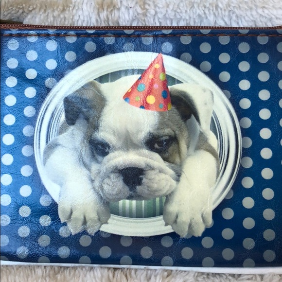 New Mlavi Kawaii Style Bulldog Vegan Pouch 🐶 - Picture 2 of 8